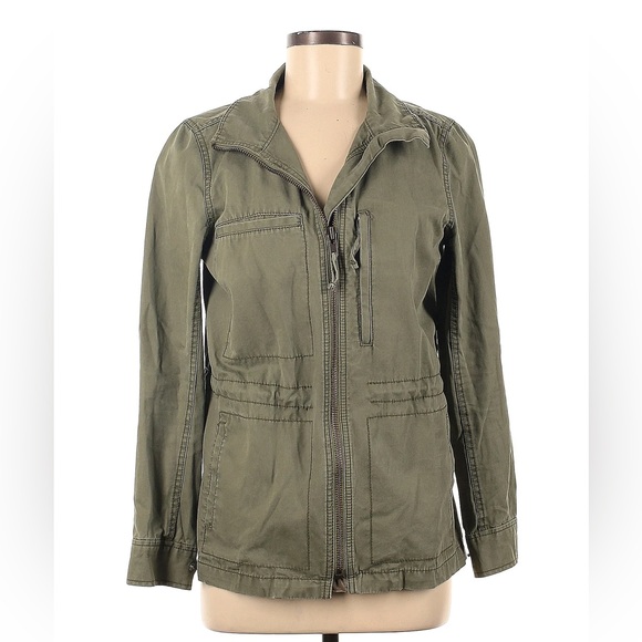 Madewell Army Green Utility Jacket - Picture 3 of 4